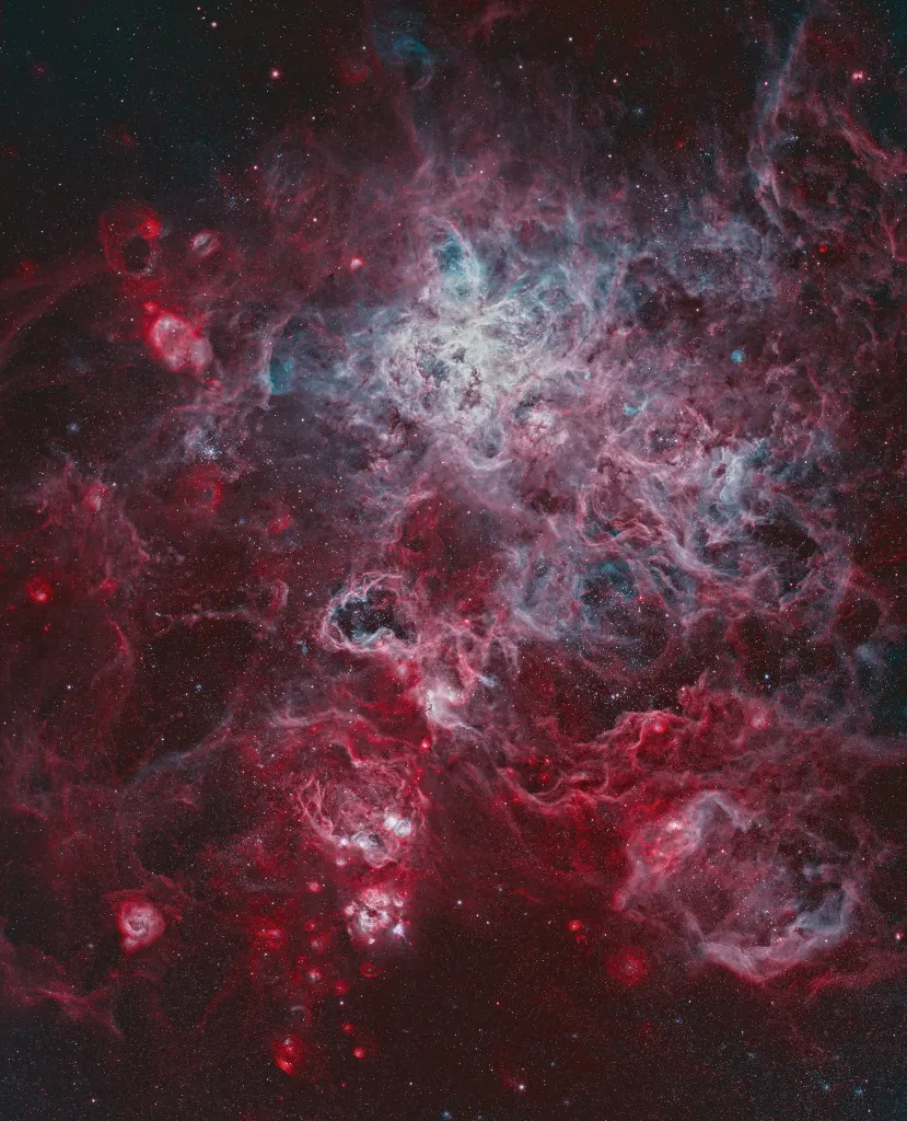 19937 tarantula galaxy nebula