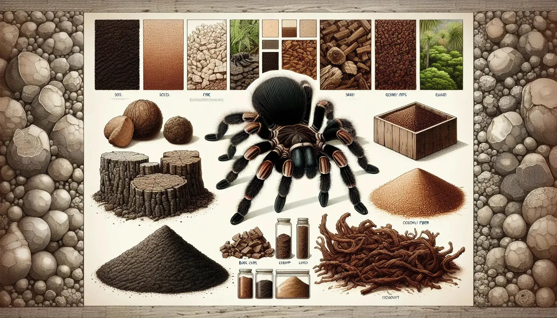 20067 balfouri tarantula vermiculite