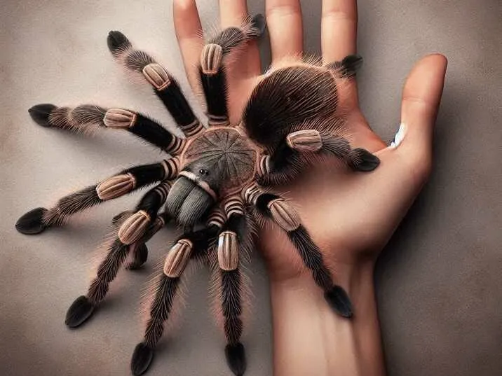 20105 goliath birdeater tarantula eating