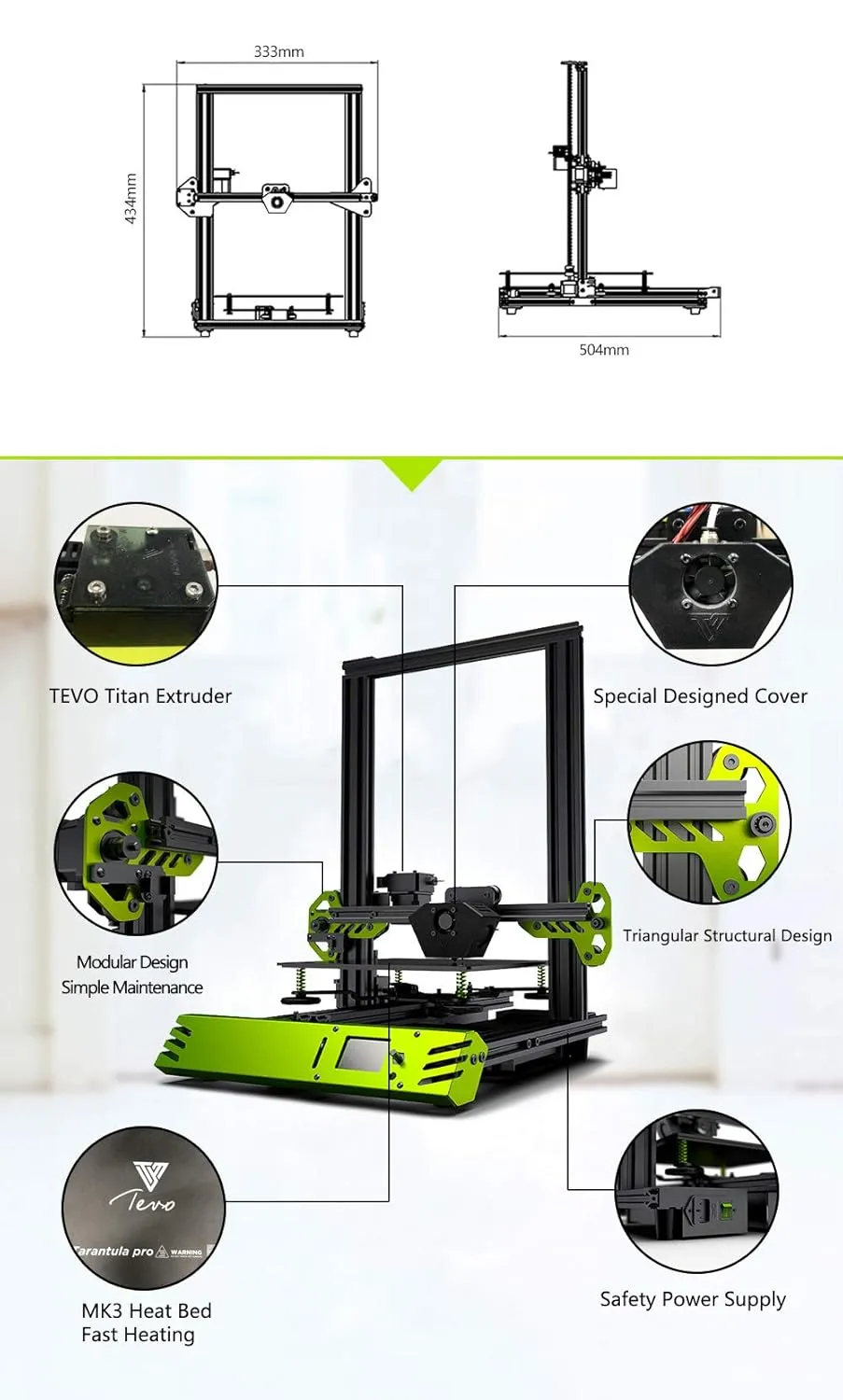 20151 tevo tarantula pro heated bed